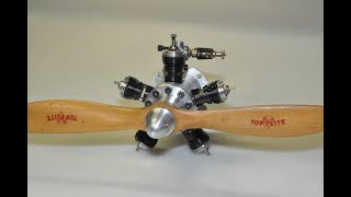 5 cox cylinders 2 stroke Radial