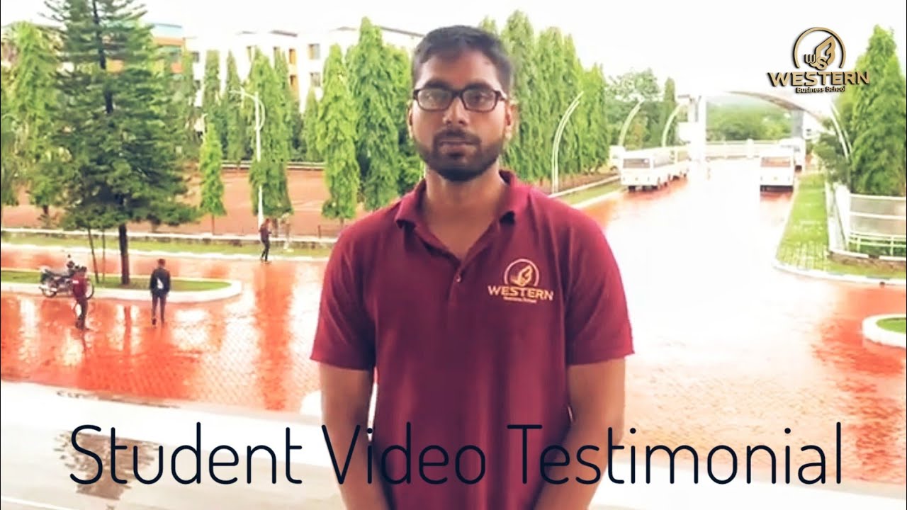 Western Business School Pune -Video Testimonial