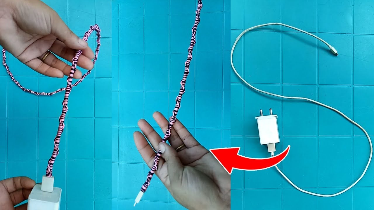 Smartphone Charger Cable Protector DIY Tutorial YouTube