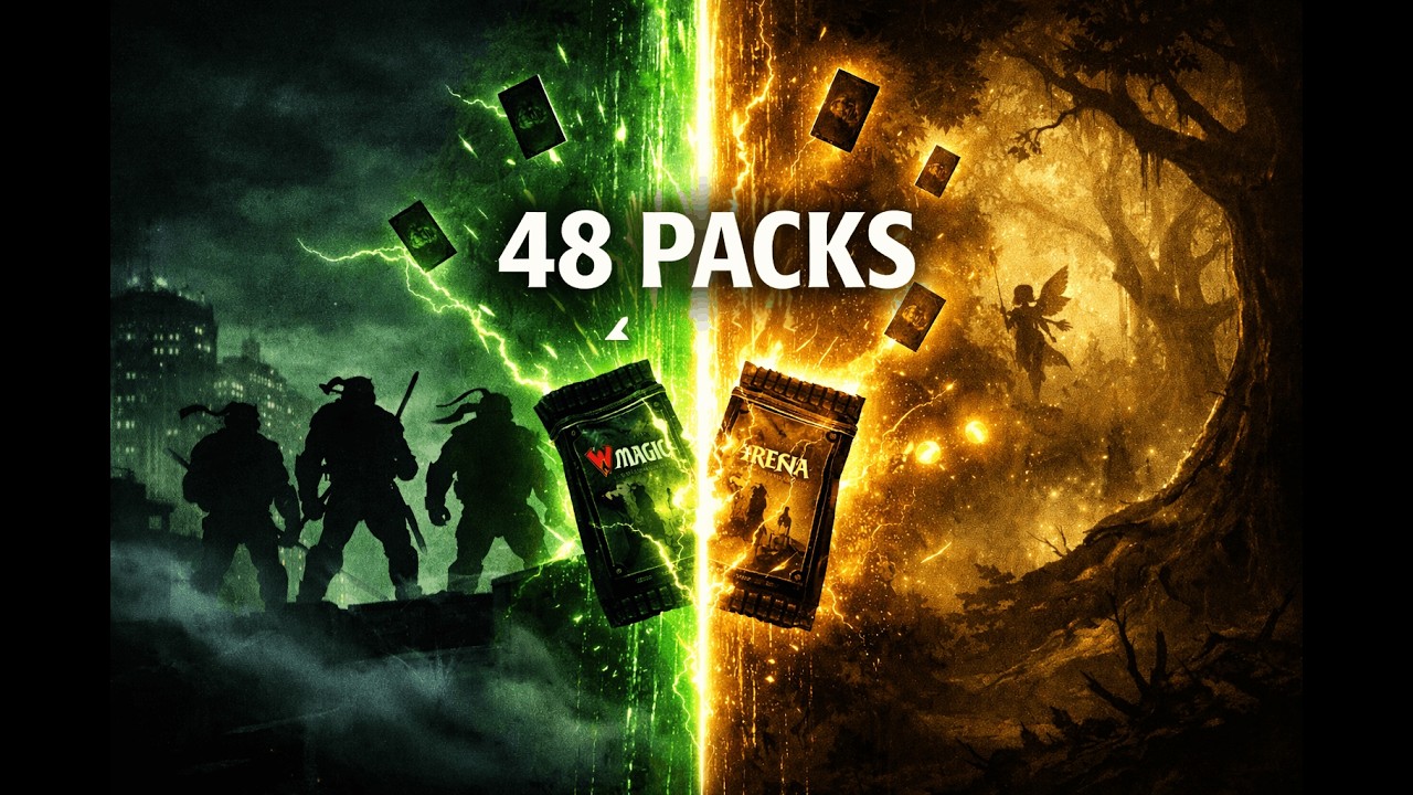 48 PACK OPENING! TMNT + LORWYN in MTG Arena (INSANE Pulls?)