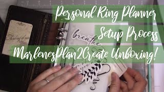 Setting Up My New Personal Ring Planner! || And Unboxing from MarlenesPlan2Create