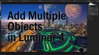 Luminar AI Augmented Sky - Placing Multiple Objects