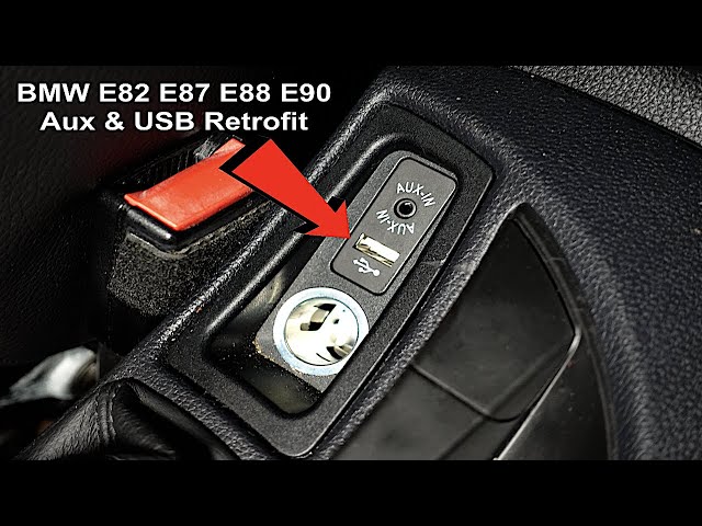 BMW E82 E87 E88 E90 AUX , USB , Bluetooth Retrofit 