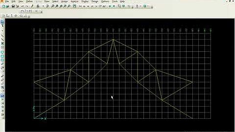 SAP2000 2D Truss