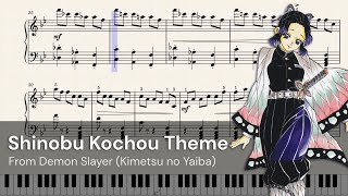 Shinobus Theme - Kimetsu No Yaiba - Piano