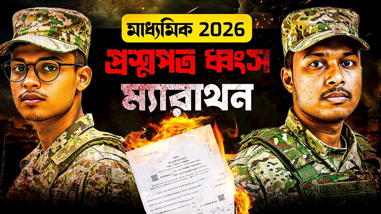 প্রশ্নপত্র ধ্বংস ম্যারাথন | মাধ্যমিক 2026