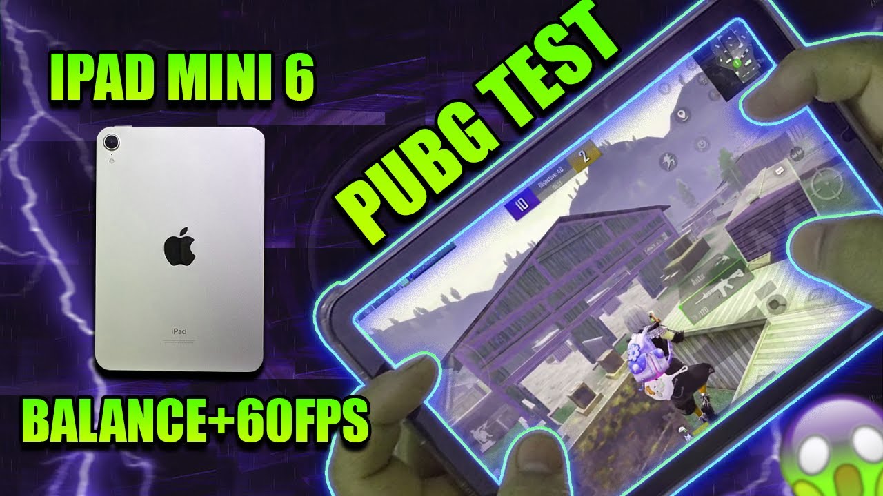 iPad mini 6 60 fps TDM gameplay test Pubg Mobile - YouTube