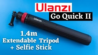 Ulanzi Go-Quick 2 1.4m Extendable Tripod + Selfie Stick Review