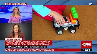 Copilul scos din România a fost găsit de autorităţile germane