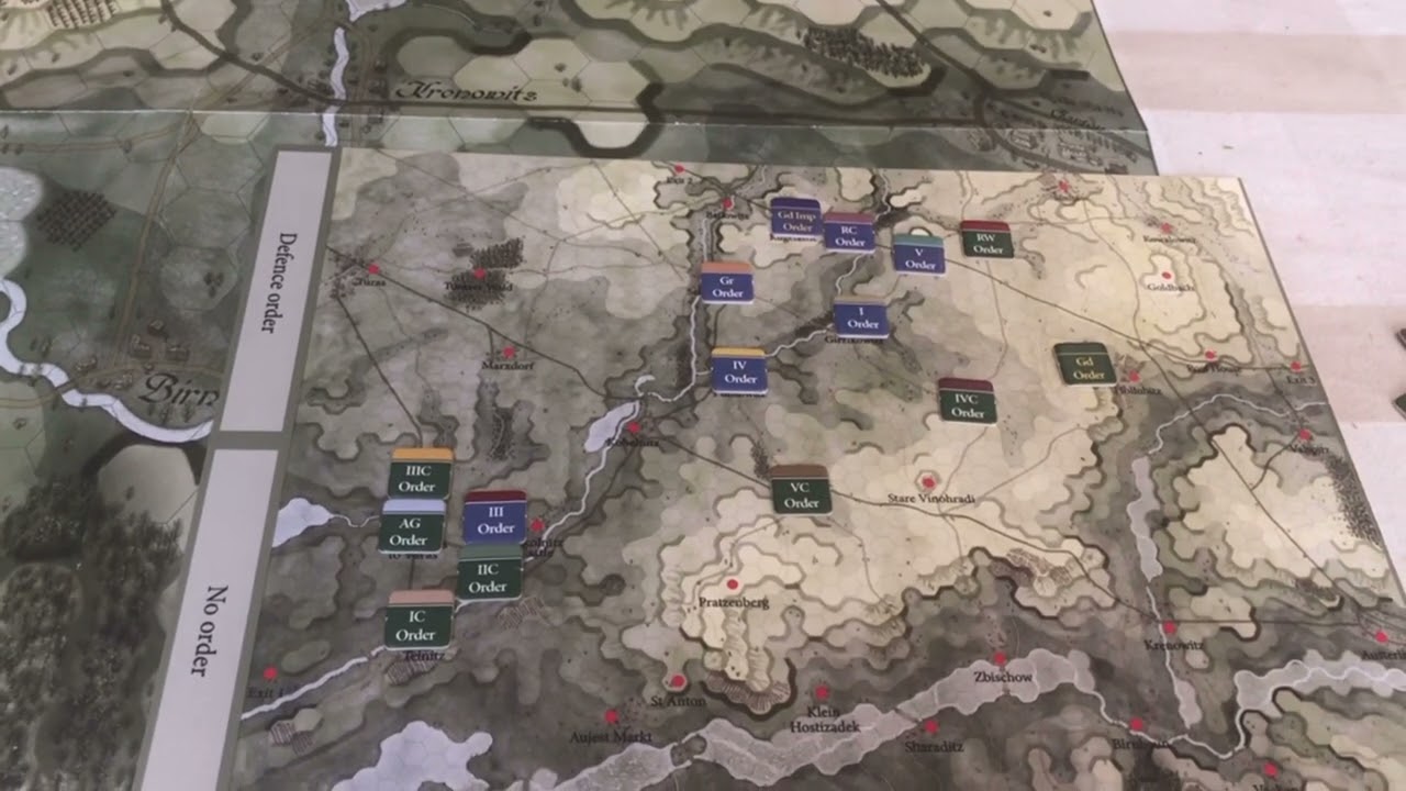 Playing Austerlitz, Hexasim’s board game Bonus Video YouTube