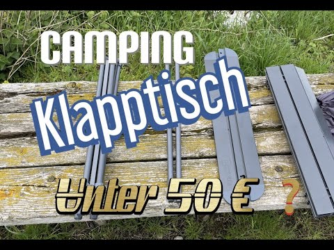 Camping Klapptisch, günstiger Aluklapptisch für unter 50 Euro