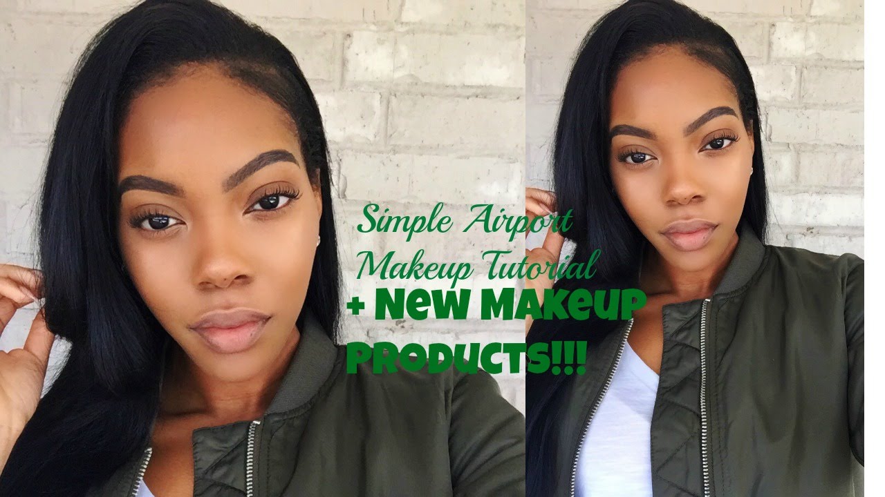 Simple Airport Makeup Tutorial New Makeup Products YouTube