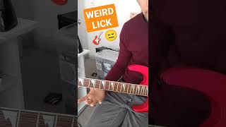 UNCONVENTIONAL Shred Guitar Lick 🎸😑