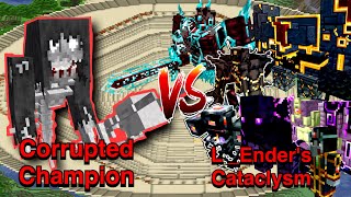 Minecraft |Mobs Battle| Corrupted Champion (The Graveyard) VS L_Ender 's Cataclysm