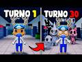 FUI ATÉ O TURNO 30 COM A MELHOR CLASSE E ACHEI O MODO HARD SECRETO NO ANIMAL HOSPITAL (ROBLOX)
