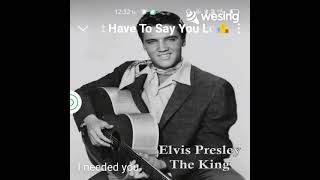 You Dont Have To Say You Love Me - Elvis Presley Covered By Jimmy K