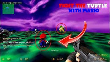 Counter Strike Source Indonesia : Zombie Escape Mod - Super Mario 64 - Level 3 - ( Gameplay )