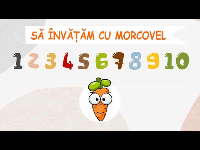 Sa Invatam Cu Morcovel - Numerele (+Alfabetul, Fructele, Legumele, Animalele...) 40 Minute class=