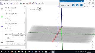 Electromagnetic tutorials 01-06 Dot Product 3rd Application ( MATLAB & GeoGebra )