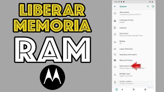 Liberar MEMORIA RAM para Siempre en Teléfonos de Gama Media Motorola 2022 Acelerar Sin Aplicaciones screenshot 4
