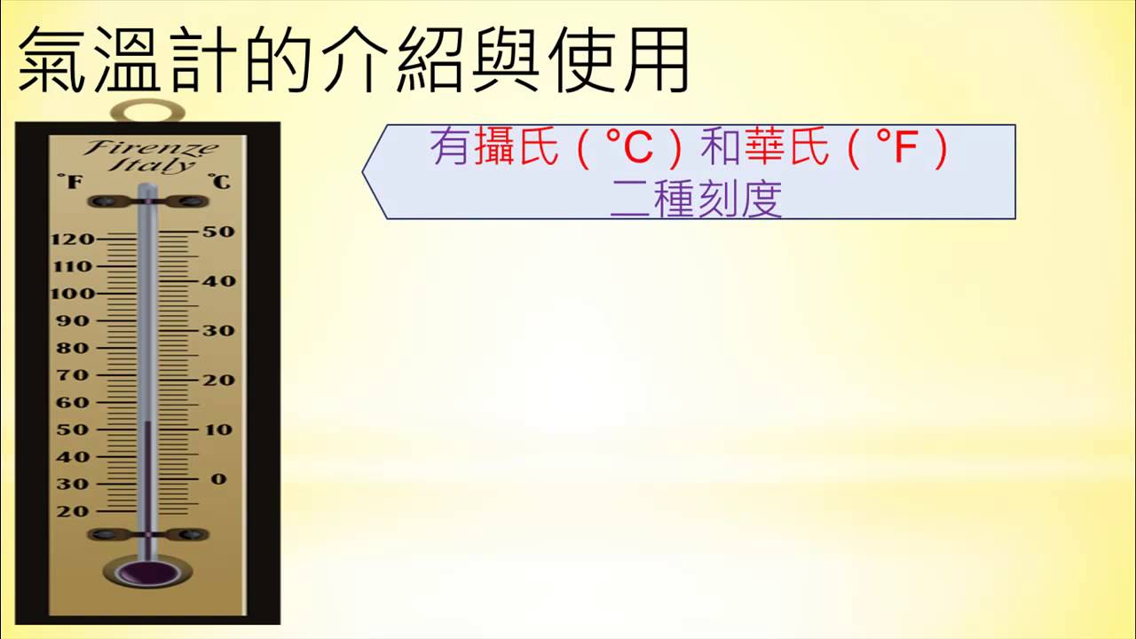 翻轉學習影片：國小_自然_8-2-1 測量氣溫