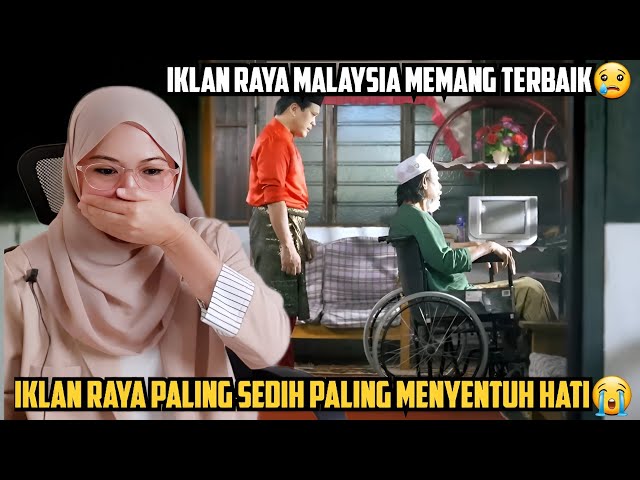 IKLAN RAYA MALAYSIA‼️YA ALLAH TAK SADAR BERLINANG AIR MATA😭‼️REACTION IKLAN RAYA PKNS 2024 CONTENG class=