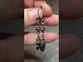 Wire Wrapped Garnet Earrings | New Design Before Tomorrow’s Show