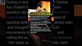 Ayo Edebiri Responds Gracefully To Viral Question About And Black Lives Matter