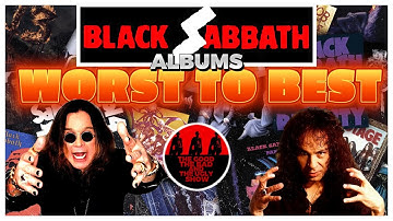 BLACK SABBATH ALBUMS WORST TO BEST!!!