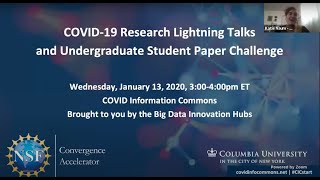 January 2021 COVID Research Webinar: Lightning Talks and Q\&A