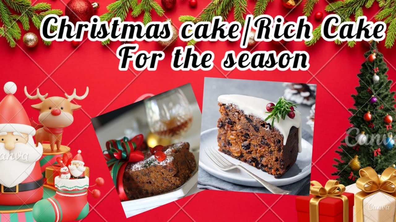 How to make Christmas Cake YouTube