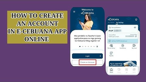 HOW TO CREATE AN ACCOUNT IN E-CEBUANA APP ONLINE |PAANO GUMAWA NG ACCOUNT SA E-CEBUANA APP |REGISTER