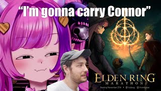 Ironmouse and Connor doing Elden Ring Marathon 