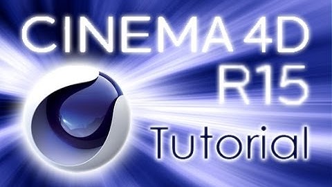 CINEMA 4D R15 - Tutorial for Beginners [+General Overview]