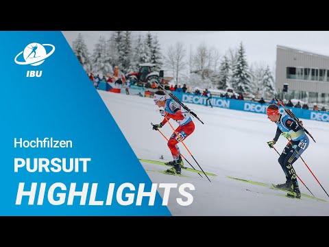 World Cup 22/23 Hochfilzen: Men Pursuit Highlights