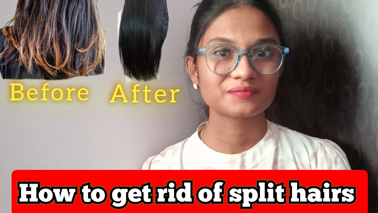 How to get rid of split hairsಕವಲೊಡೆದ ಕೂದಲಿಗೆ ಮನೆ ಮದ್ದು YouTube