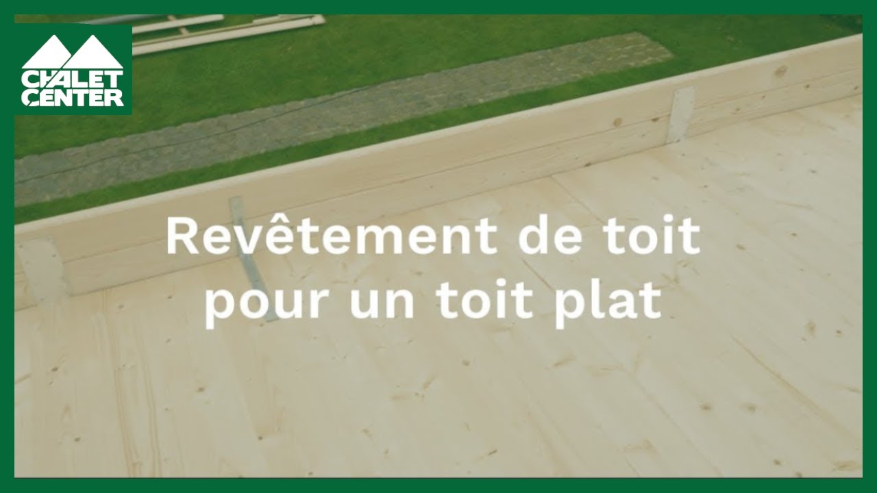 Installation des voliges sur un abri avec un toit plat - en 4 étapes