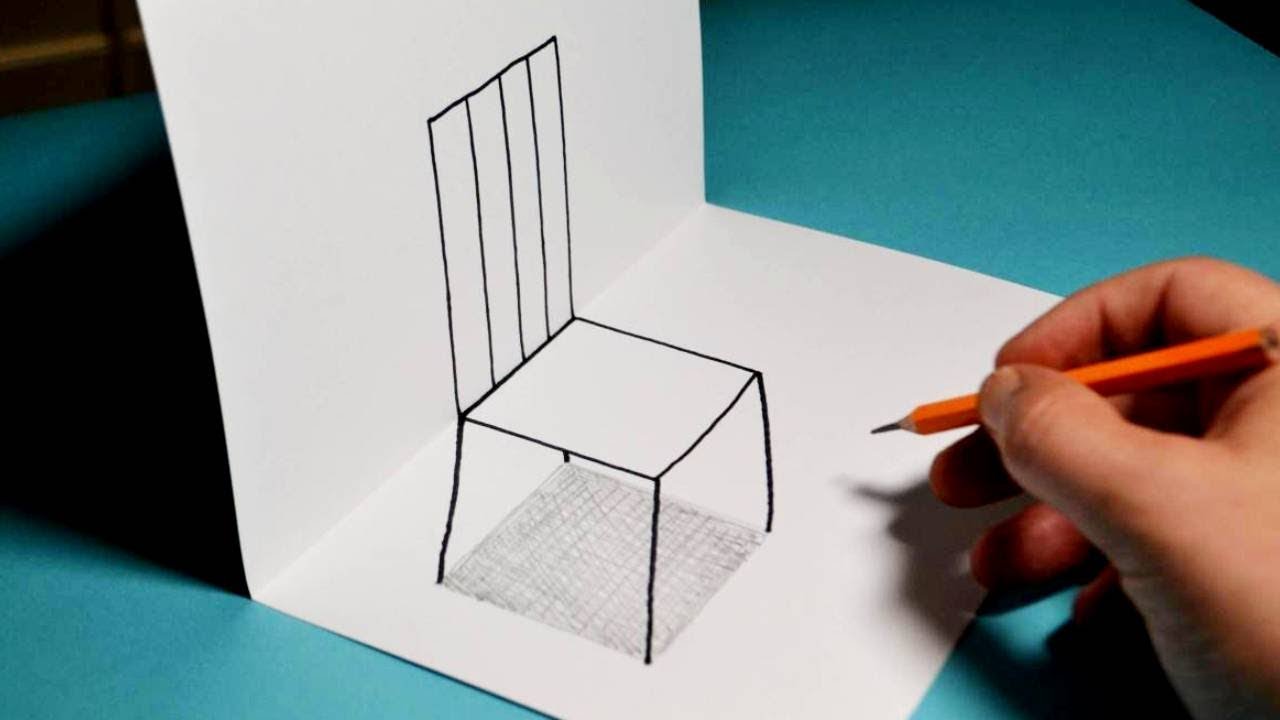 Featured image of post How To Draw A Chair With A Person On It The perspective of this drawing is a two points perspective