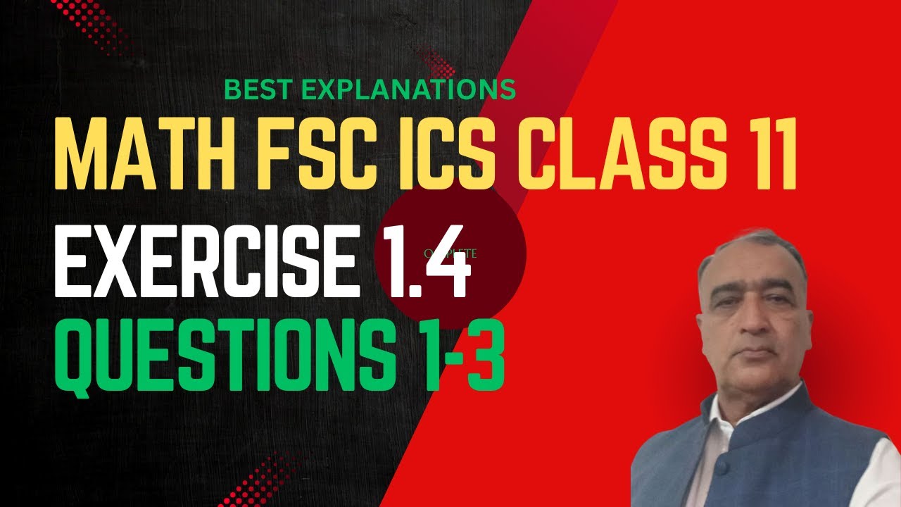 Math FSC & ICS Part 1 Chapter 1 complex Numbers Ex.1.4