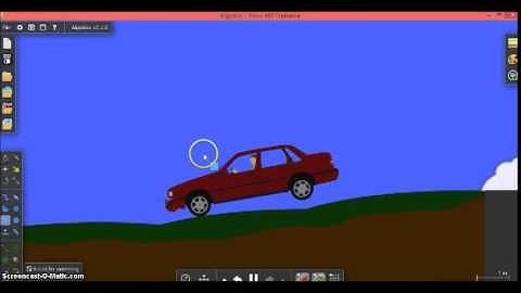 Algodoo - Car Crash (Physics test)