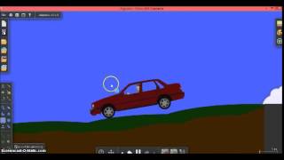 Algodoo - Car Crash (Physics test)