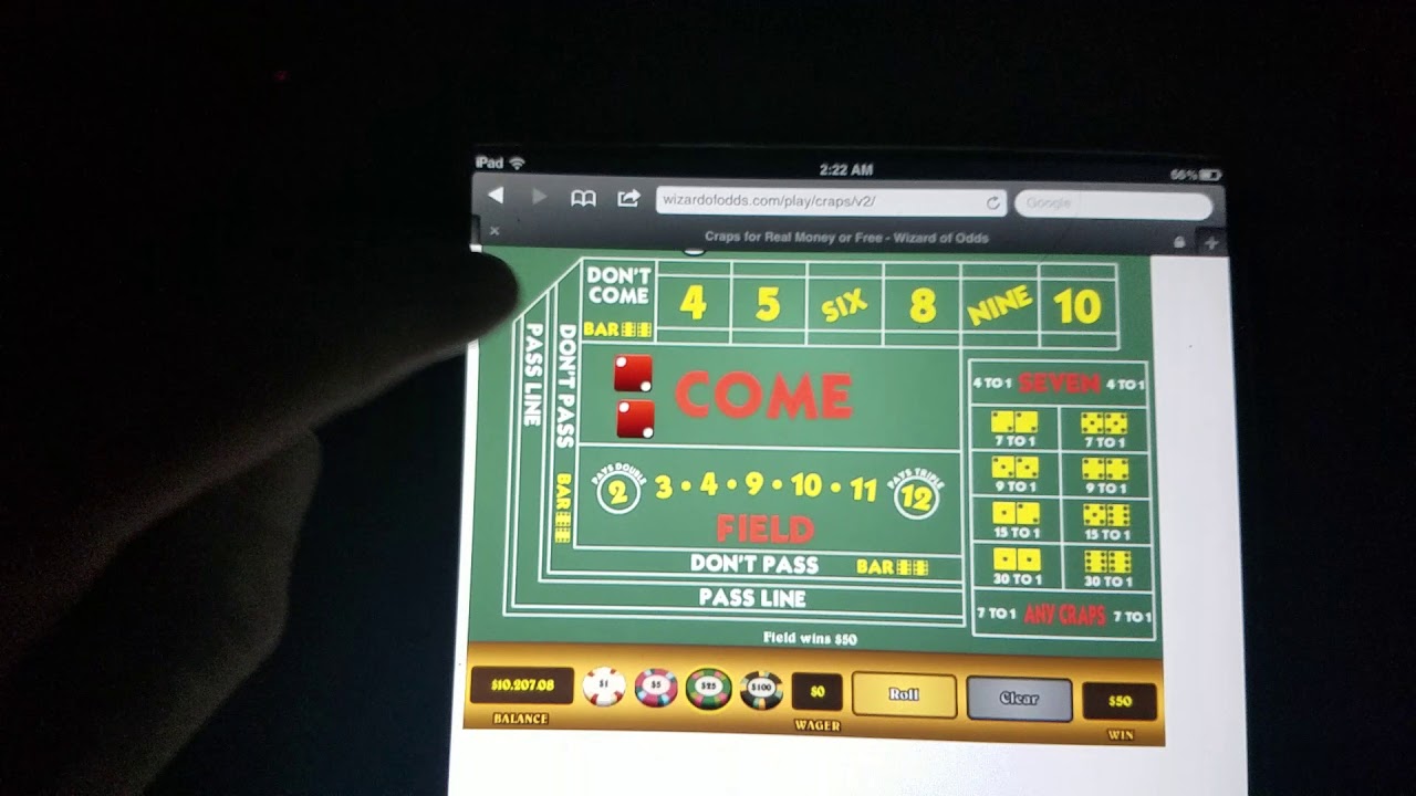 Craps strategy red black red black the field & pass line point YouTube