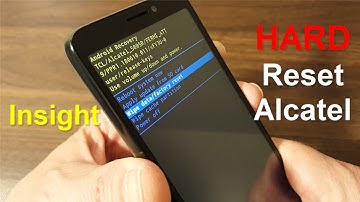 How to HarD ReseT ALCATEL phone - Factory Settings - Free & Easy -