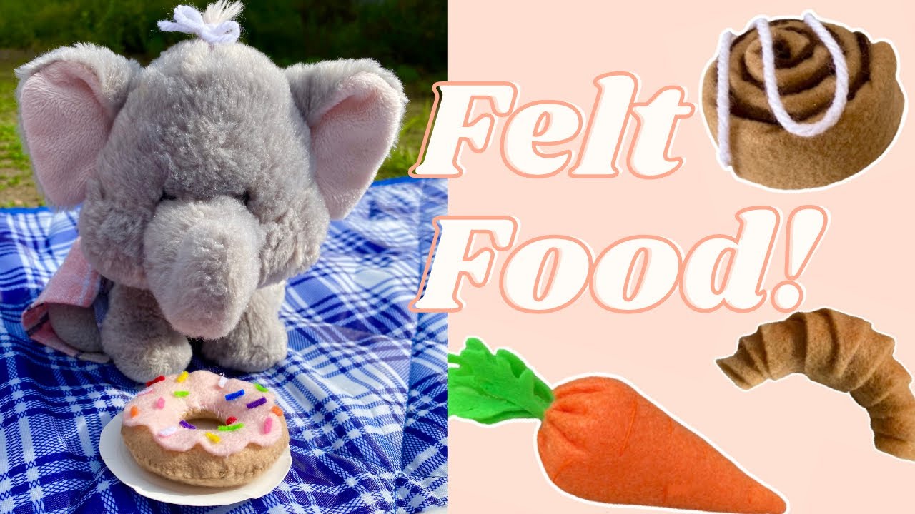 DIY Felt Food for Stuffed Animals! 