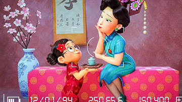 TURNING RED - Intro Little Mei Mei Deleted Scene (2022) Pixar