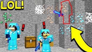 COMPLETELY INVISIBLE MINECRAFT CAMO TROLL!