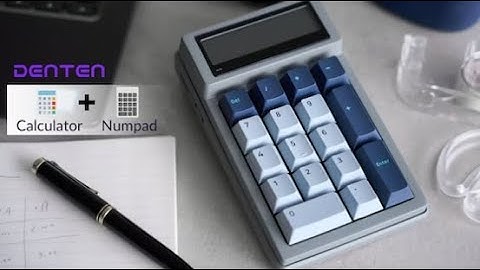 DENTEN 2-in-1 Calculator & Numpad