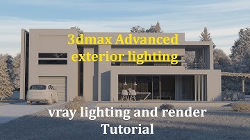 Exterior Daylight Render - Vray lighting and render Tutorial