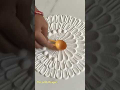 Easy Rangoli Design #funwithrangoli