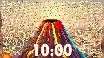 10 Minute Easter 🌋 Volcano Timer Bomb 💣 | Easter Eggs Eruption